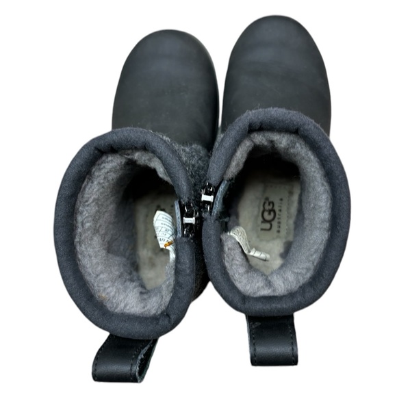 UGG Zip Up Chelsea Boots Wool 12T Little Boy - Picture 9 of 14